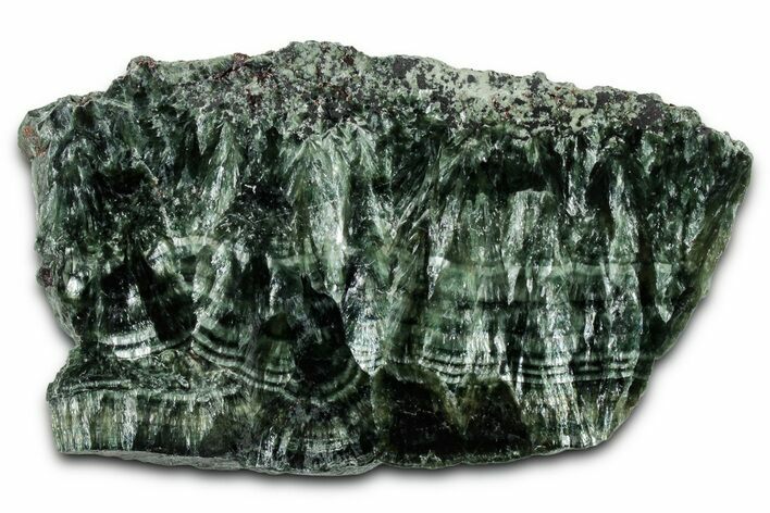 Polished Seraphinite Slab - Korshunovkiy Mine, Siberia #354262